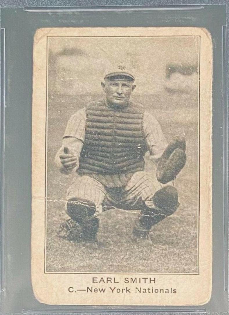 Earl Smith Baseball Cards 1922 E121 American Caramel Series of 120