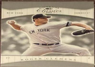Roger Clemens #22 Baseball Cards 2001 Donruss Classics