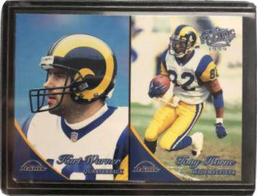 Kurt Warner, Tony Horne #343 Football Cards 1999 Pacific
