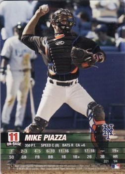 Mike Piazza #221 Baseball Cards 2004 MLB Showdown