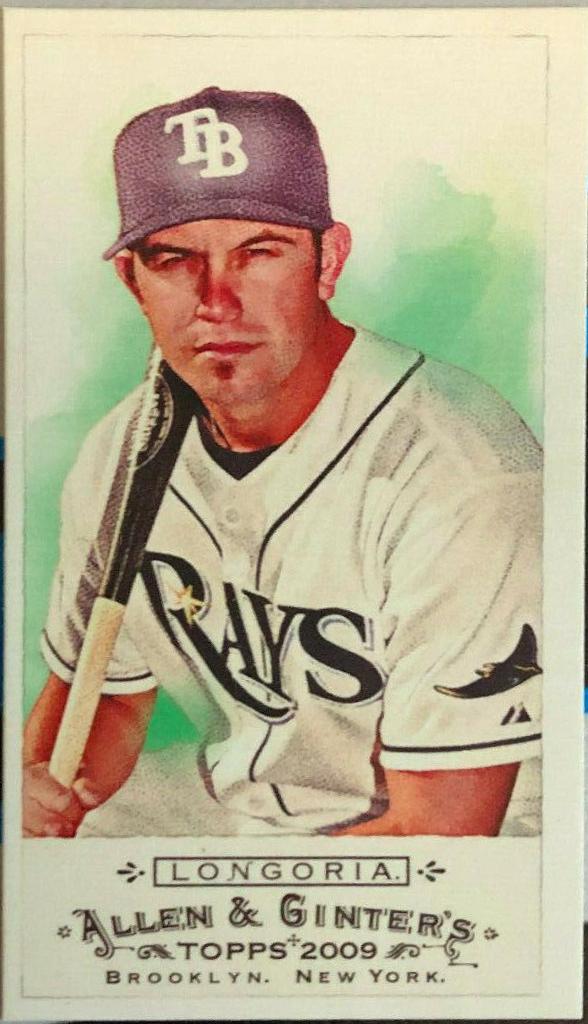 Evan Longoria #25 Baseball Cards 2009 Topps Allen & Ginter