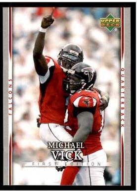 Michael Vick #4 Football Cards 2007 Upper Deck First Edition