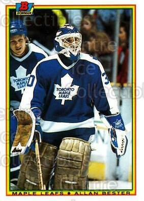 Allan Bester #154 Hockey Cards 1990 Bowman Tiffany