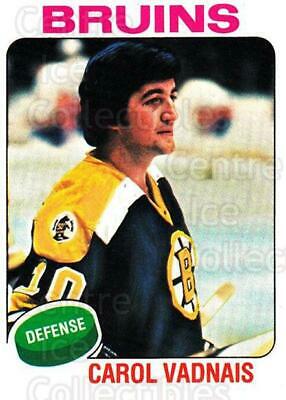 Carol Vadnais #27 Hockey Cards 1975 Topps