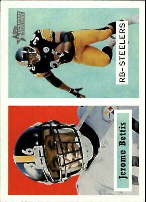 Jerome Bettis #1 Football Cards 2002 Topps Heritage