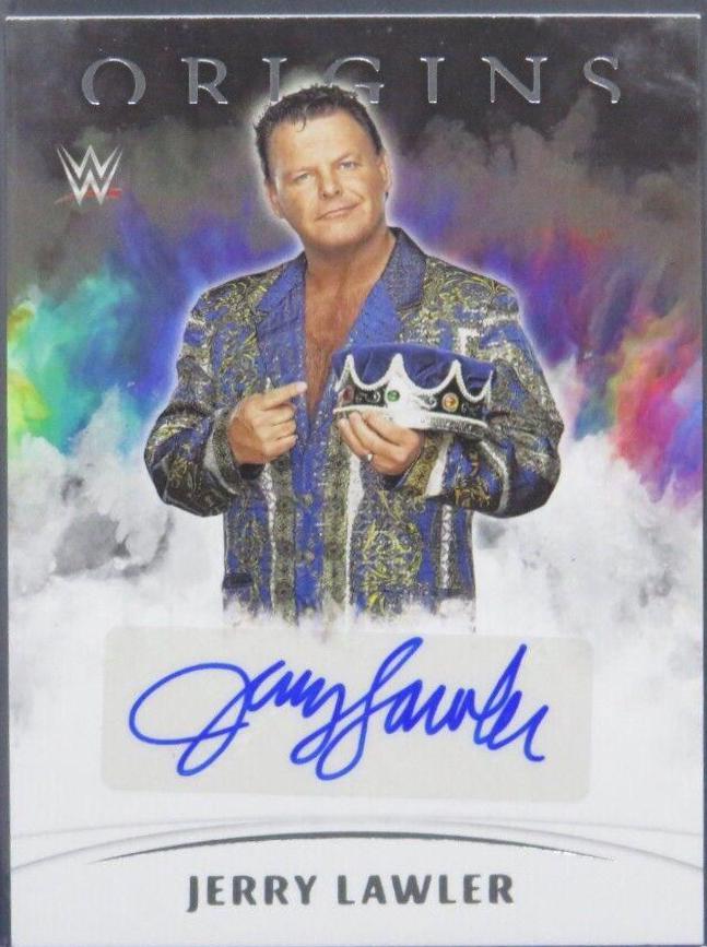 Jerry Lawler #OA-JLW Wrestling Cards 2022 Panini Chronicles WWE Origins Autographs