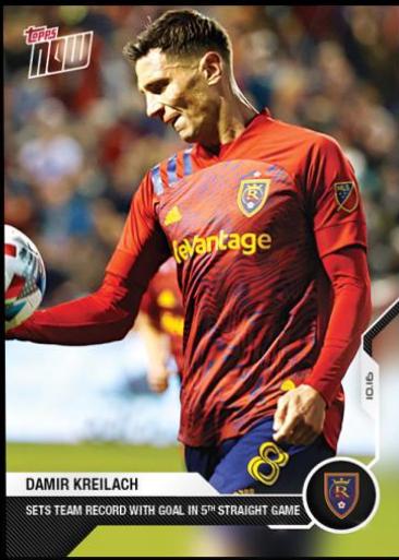 Damir Kreilach #166 Soccer Cards 2021 Topps Now MLS