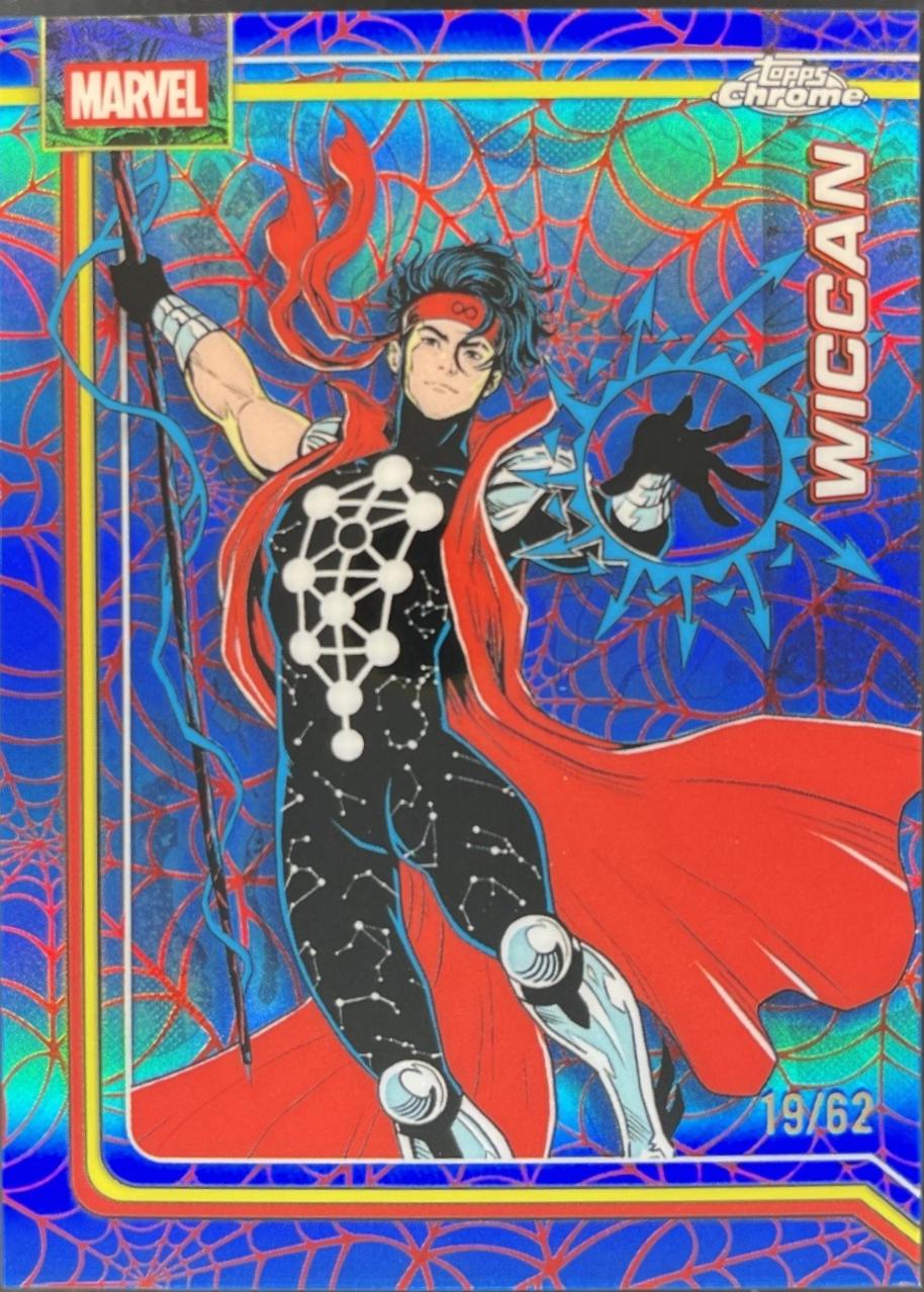 Wiccan Spider-Web Red/Blue Refractor