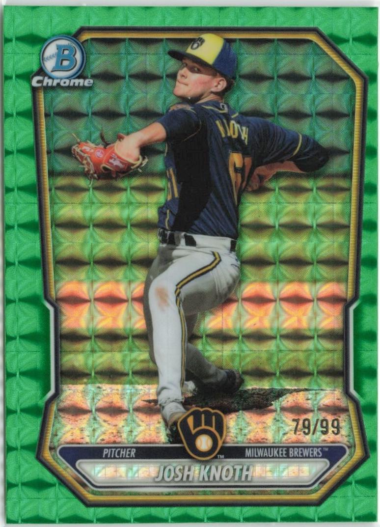 2026 Josh Knoth [Green Geometric Refractor] #BCP-113