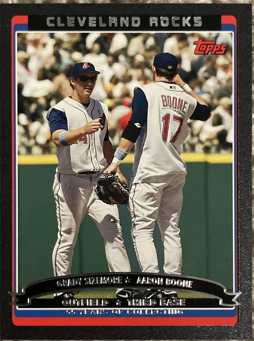 Aaron Boone, Grady Sizemore [Black] #656