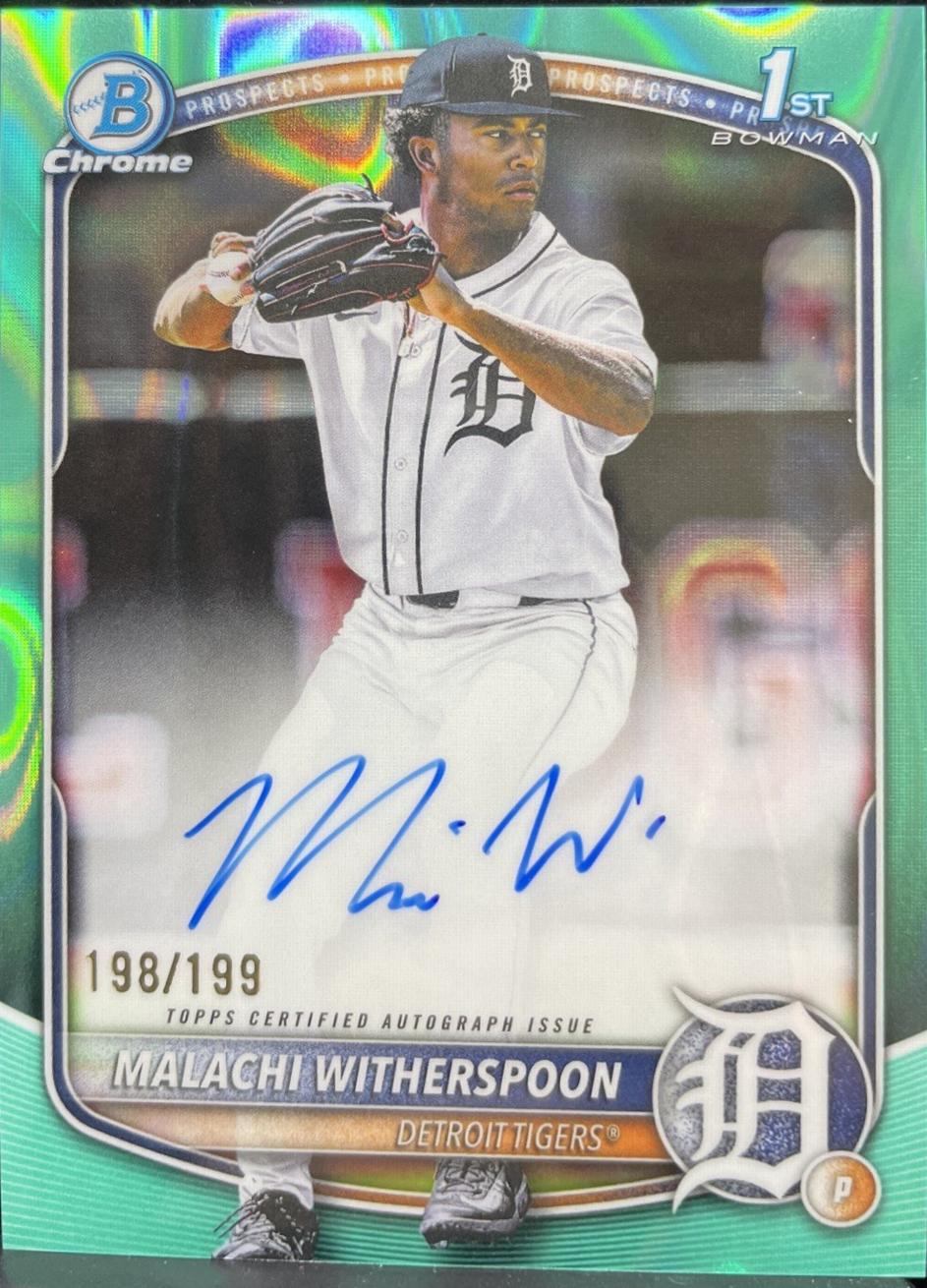 Malachi Witherspoon [Aqua Lava Refractor] #CPA-MW