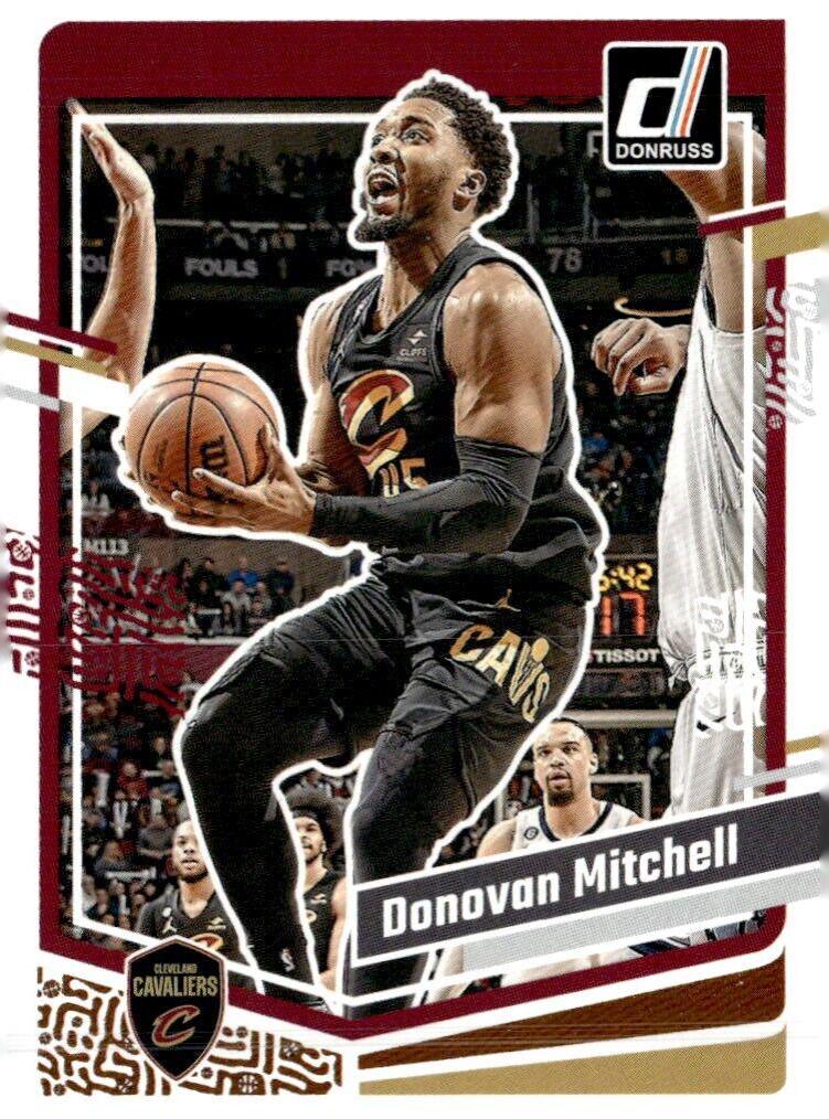 Donovan Mitchell #140 Basketball Cards 2023 Panini Donruss