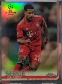 Serge Gnabry #53 2018 Topps Chrome UEFA Champions League