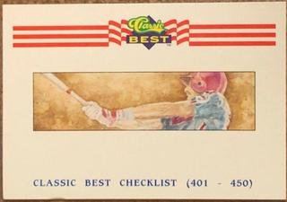 Checklist: 401 450