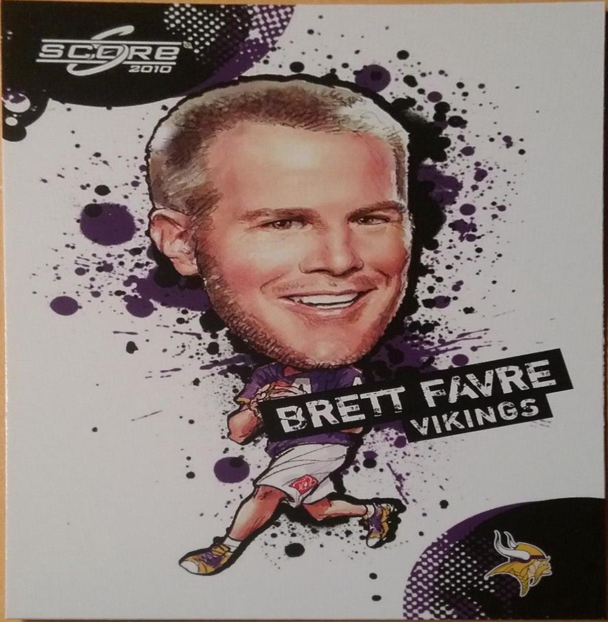 Brett Favre #6 Football Cards 2010 Panini Score