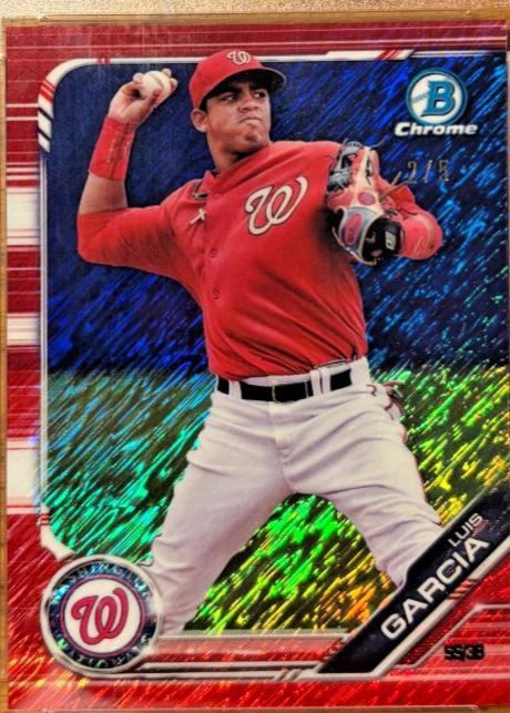 2019 Luis Garcia [Red Shimmer] #BCP-64