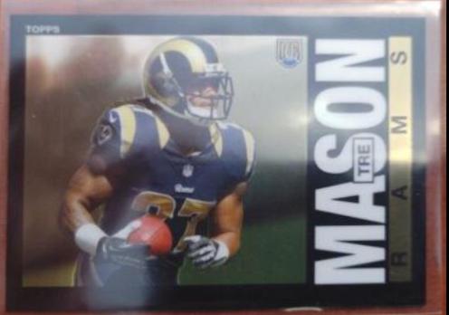 Tre Mason #7 Football Cards 2014 Topps Chrome 1985