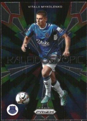 Vitalii Mykolenko #16 Soccer Cards 2022 Panini Prizm Premier League Kaleidoscopic