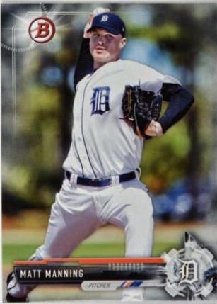 Matt Manning #BD-37 Baseball Cards 2017 Bowman Draft