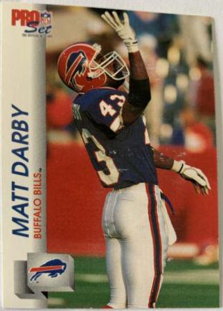 Matt Darby #439 Football Cards 1992 Pro Set