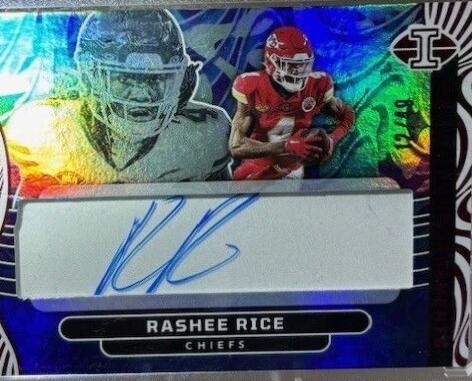 Rashee Rice #5 Football Cards 2024 Panini Illusions Prodigy Endorsement