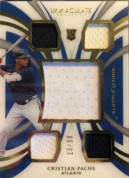 Cristian Pache #RR-CP Baseball Cards 2021 Panini Immaculate Collection