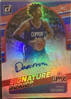 Daniel Oturu Basketball Cards 2020 Donruss Signature Series