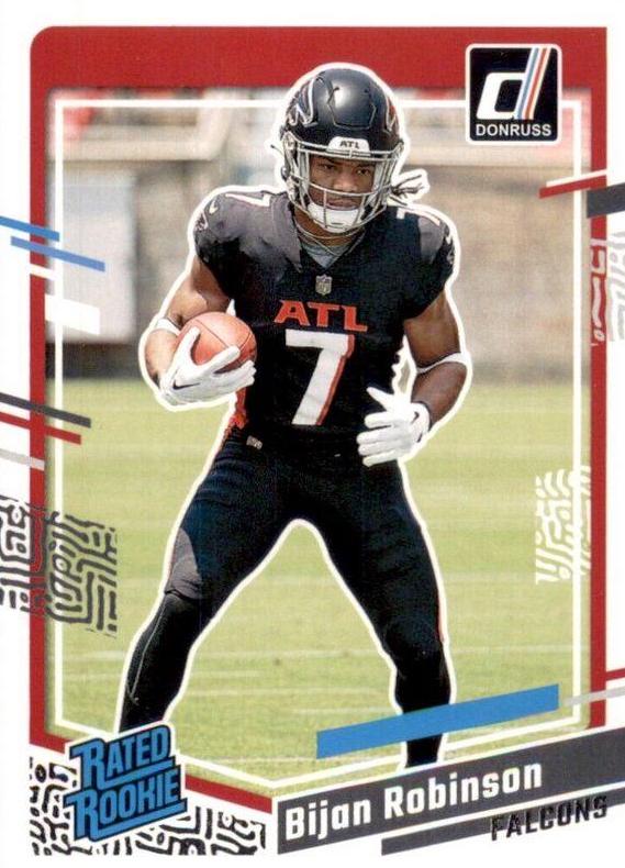 Bijan Robinson #305 Football Cards 2023 Panini Donruss