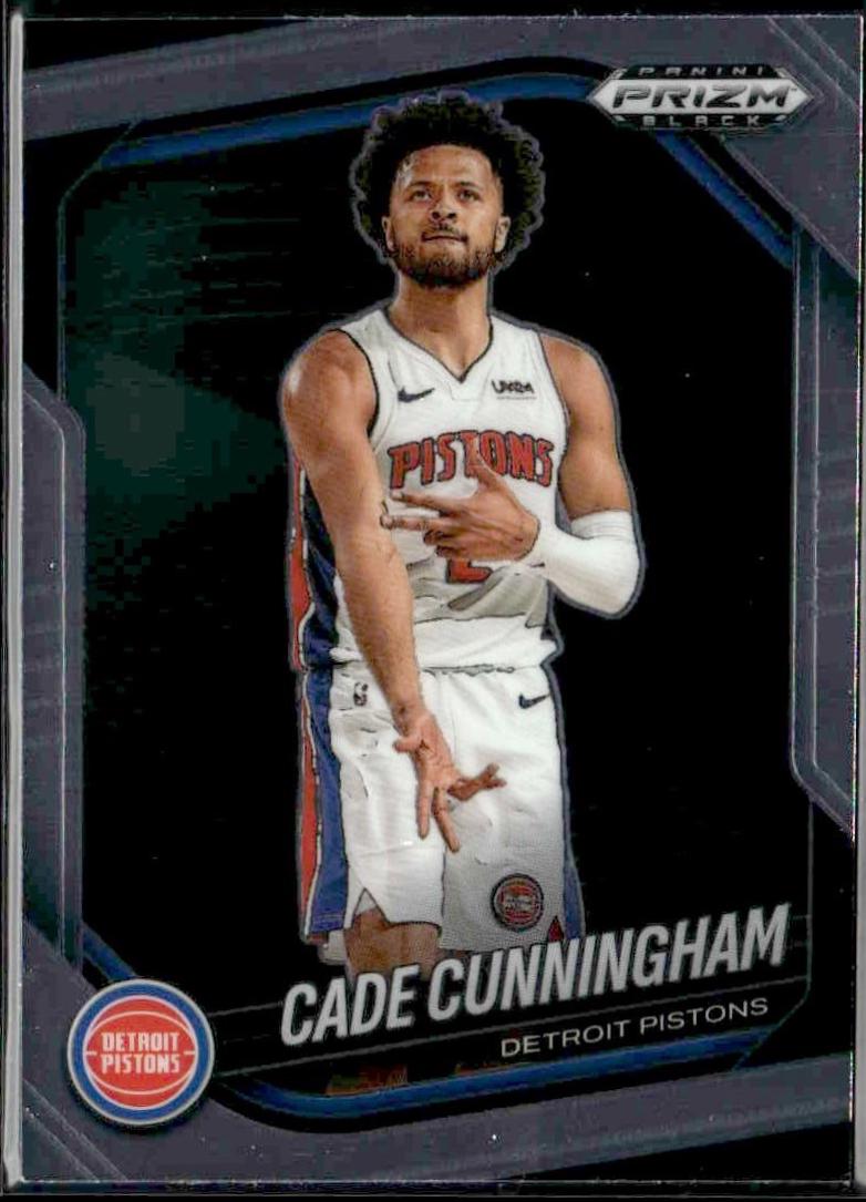 Cade Cunningham #8 2024-25 Panini Prizm Black Basketball