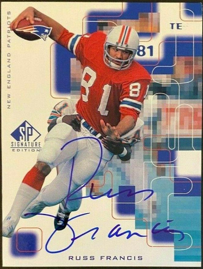 Russ Francis [Autograph] #RF Prices | 1999 SP Signature | Football Cards