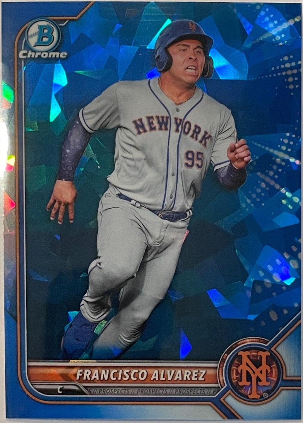 Francisco Alvarez #BCP-53 2022 Bowman Chrome Prospects Sapphire Baseball