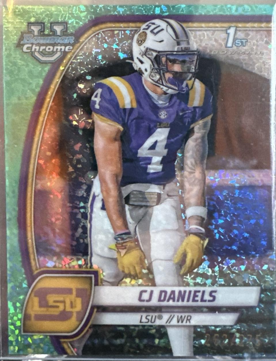 CJ Daniels [Aqua Mini Diamond Refractor] #150