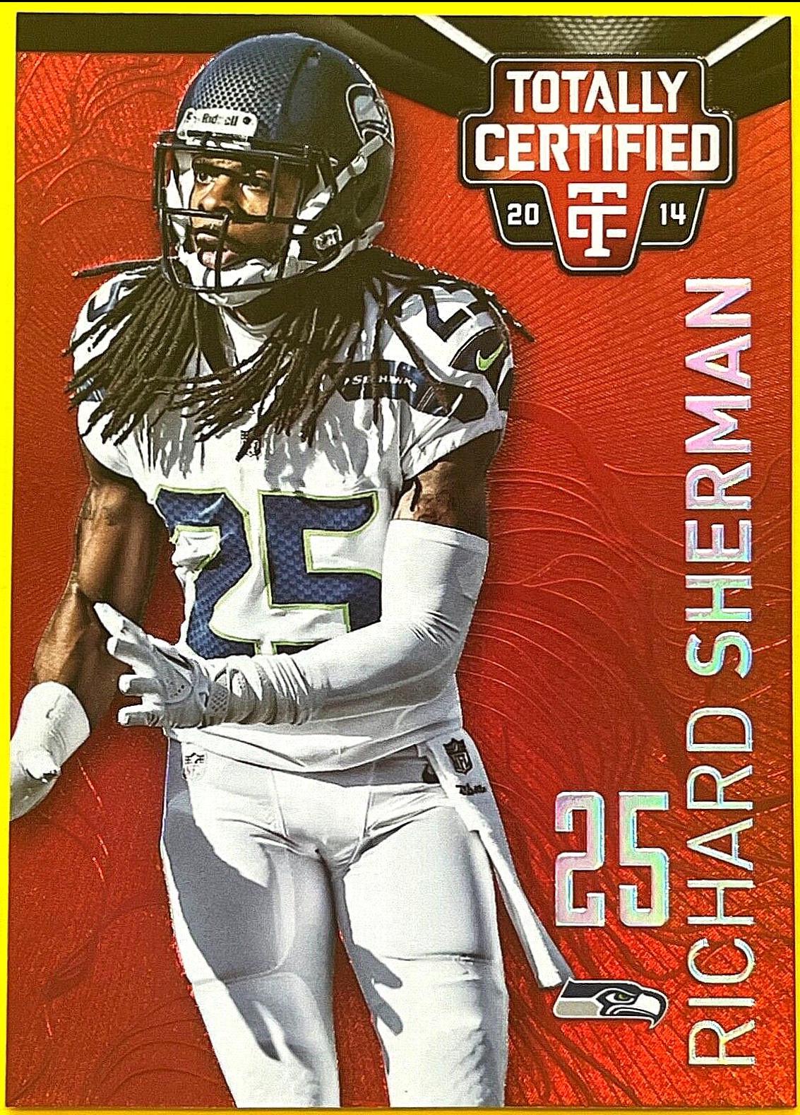 Richard Sherman [Mirror Platinum Red] #83