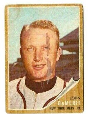 John DeMerit #4 Baseball Cards 1962 Venezuela Topps