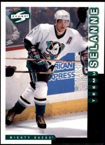 Teemu Selanne #113 Hockey Cards 1997 Score