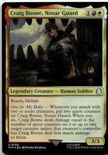Craig Boone, Novac Guard