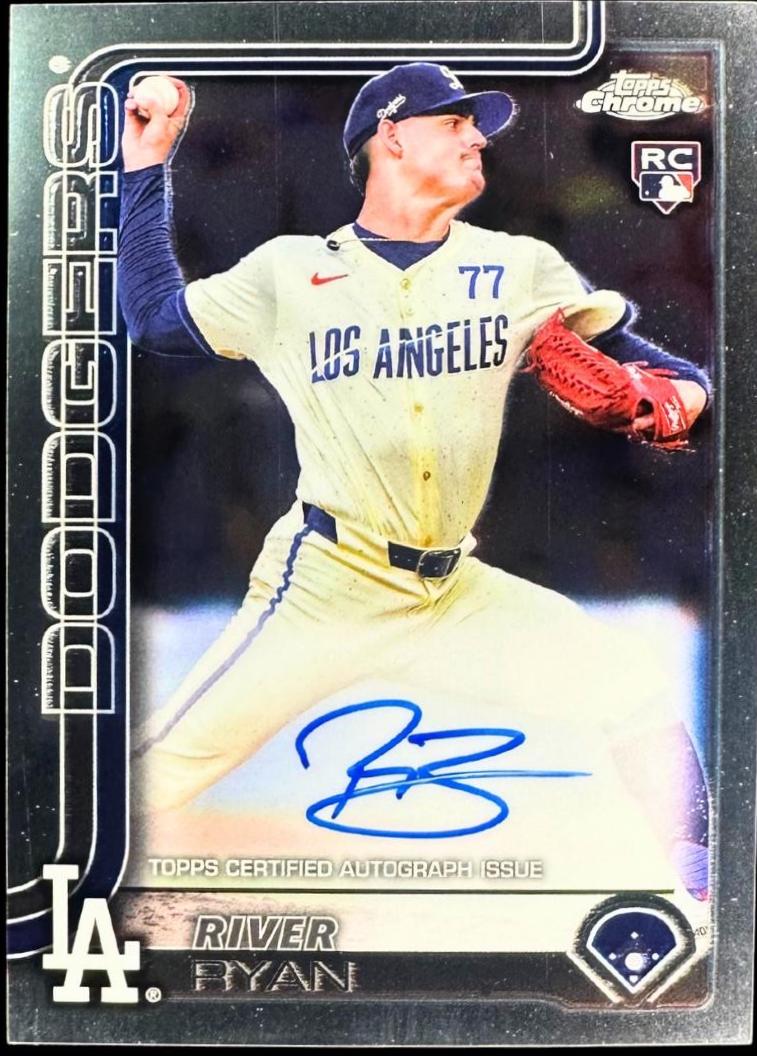 River Ryan #RA-RR Prices | 2025 Topps Chrome Rookie Autograph 