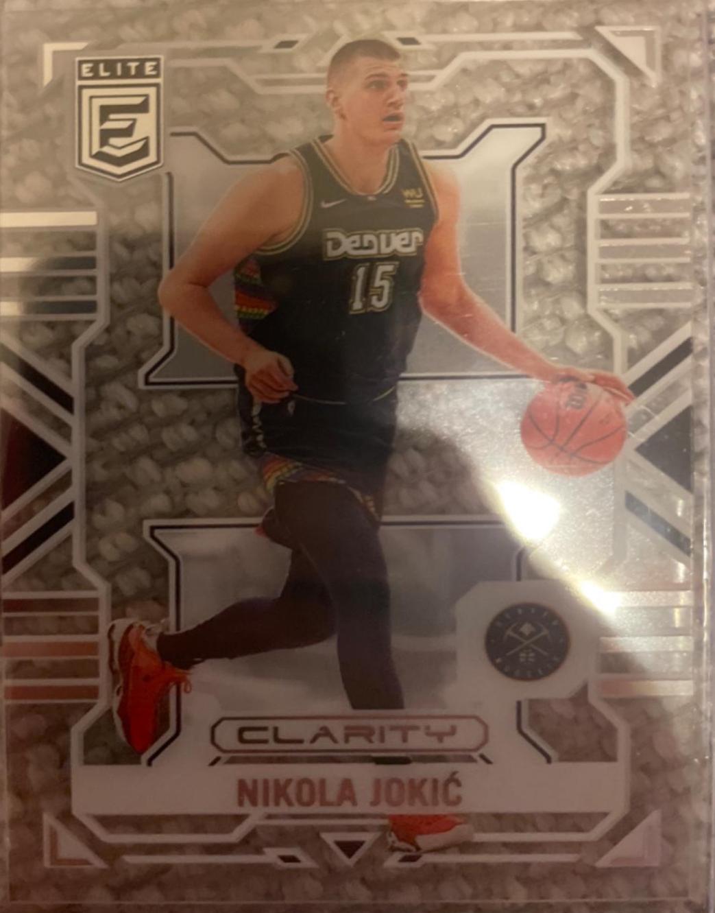 Nikola Jokic #6 Basketball Cards 2022 Panini Donruss Elite Clarity