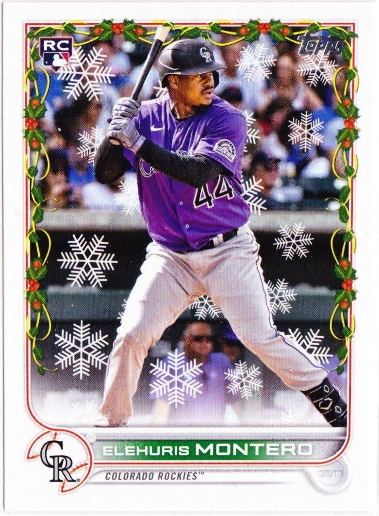 Elehuris Montero #HW19 Baseball Cards 2022 Topps Holiday