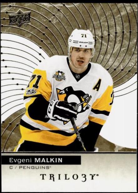 Evgeni Malkin #45 Hockey Cards 2017 Upper Deck Trilogy