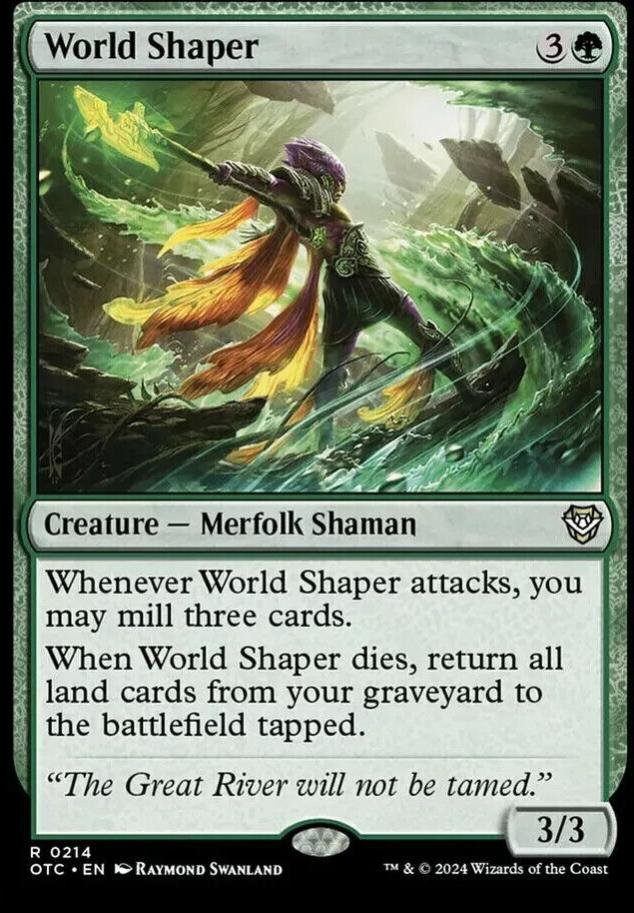 World Shaper #214 Magic Outlaws of Thunder Junction Commander