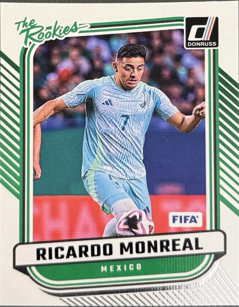 Ricardo Monreal #3 Soccer Cards 2024 Panini Donruss The Rookies