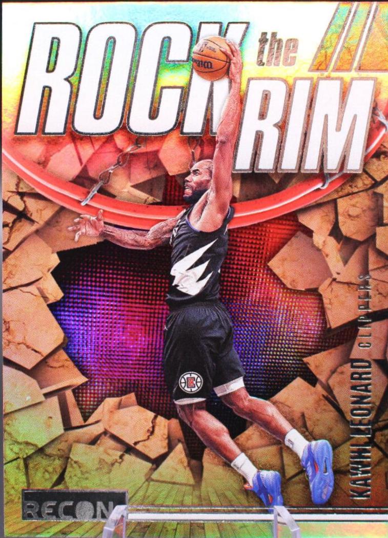 Kawhi Leonard #2 Basketball Cards 2023 Panini Recon Rock the Rim