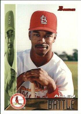 Allen Battle #45 Baseball Cards 1995 Bowman