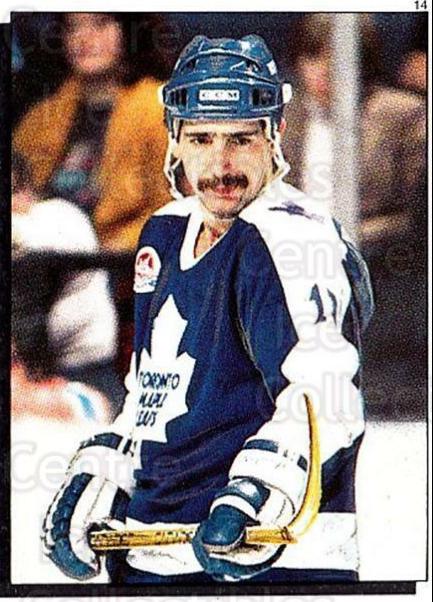Bill Derlago #14 Hockey Cards 1984 O-Pee-Chee Sticker