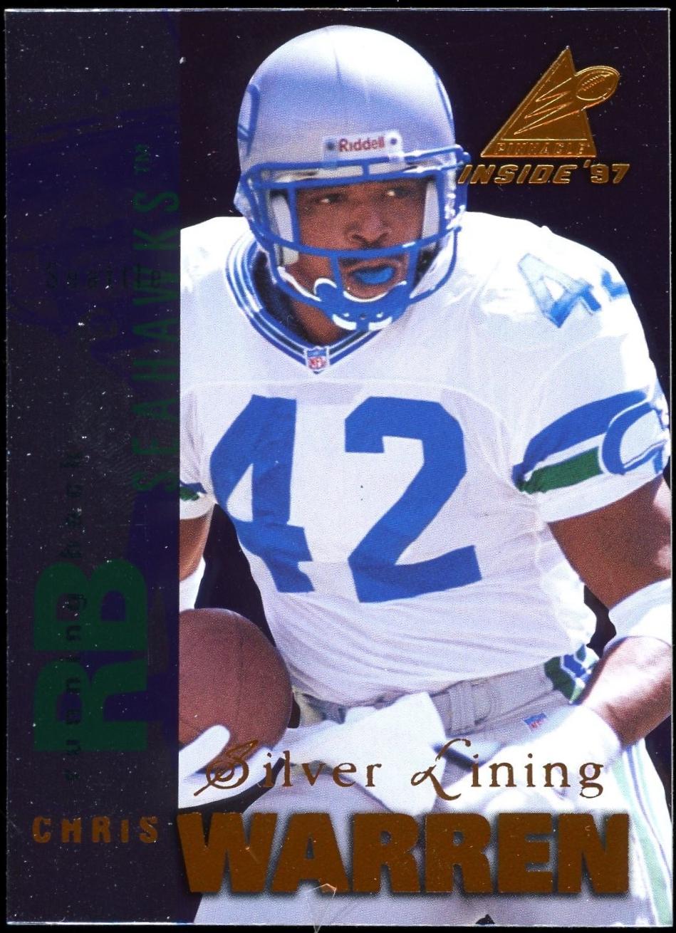Chris Warren #41 1997 Pinnacle Inside Football