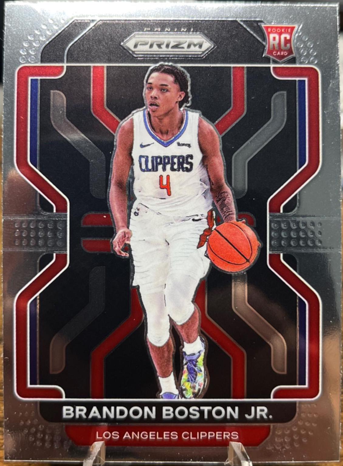 Brandon Boston Jr. #330 Basketball Cards 2021 Panini Prizm
