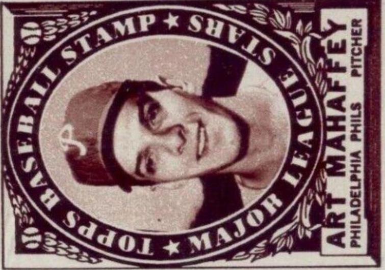 Art Mahaffey Baseball Cards 1961 Topps Stamps
