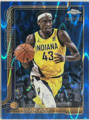 Pascal Siakam [Refractor RayWave Blue] #1 Basketball Cards 2025 Topps Chrome Prices