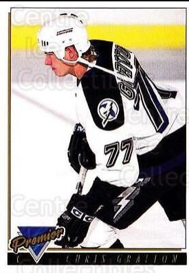 Chris Gratton #410 Hockey Cards 1993 Topps Premier